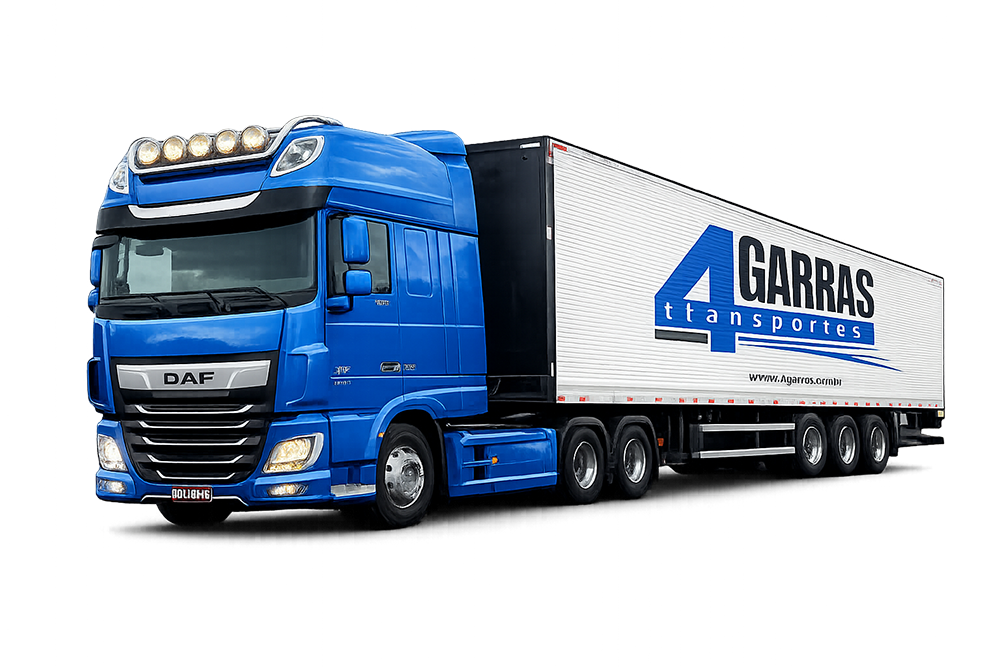 Caminhão da 4 Garras Transportes